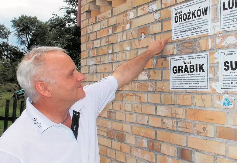 Krzysztof Kurczab jest pewny, że budowa zablokuje rozwój wsi.