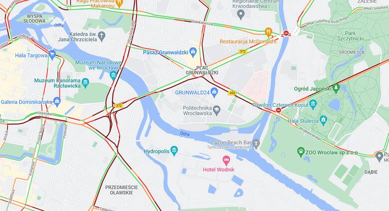 Zerwana sieć trakcyjna na ulicy Mickiewicza we Wrocławiu. Sępolno i Biskupin odcięte od tramwajów