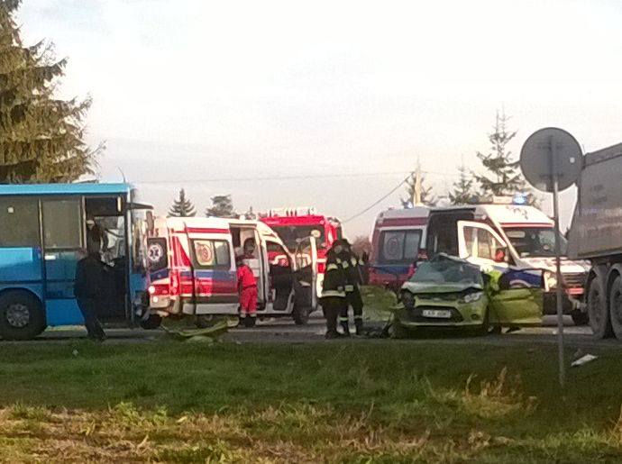 Śmiertelny wypadek w Skurowie koło Grójca.