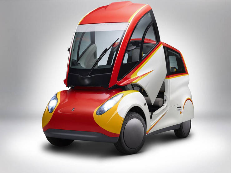 Shell Concept CarZa napęd odpowiada trzycylindrowa jednostka benzynowa o pojemności 660 cm3, która dostarcza 45 KM mocy. Ważący 550 kg pojazd jak deklaruje
