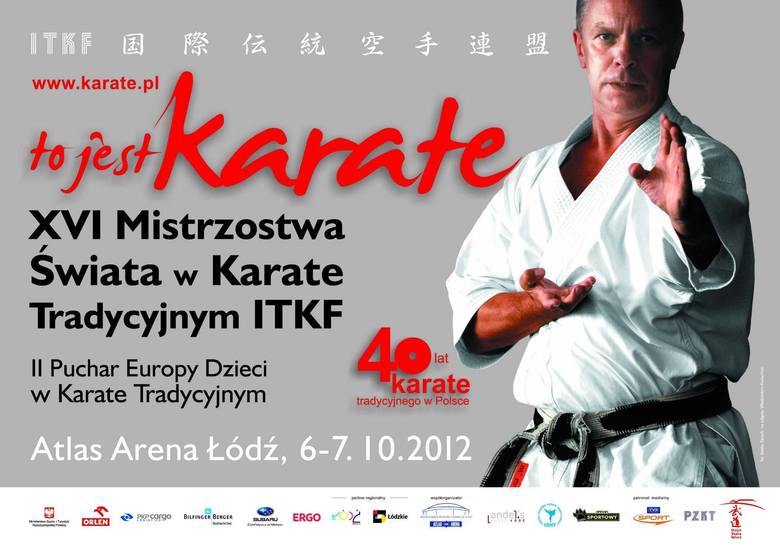  Plakat mistrzostw świata w karate tradycyjnym                   