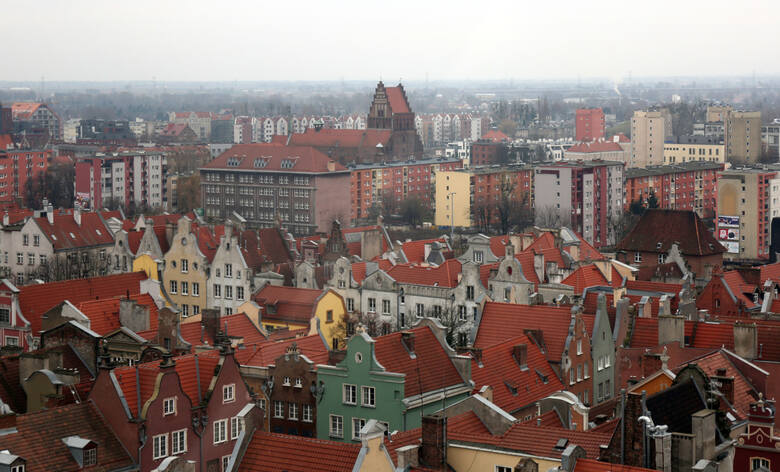 Panorama Gdańska.