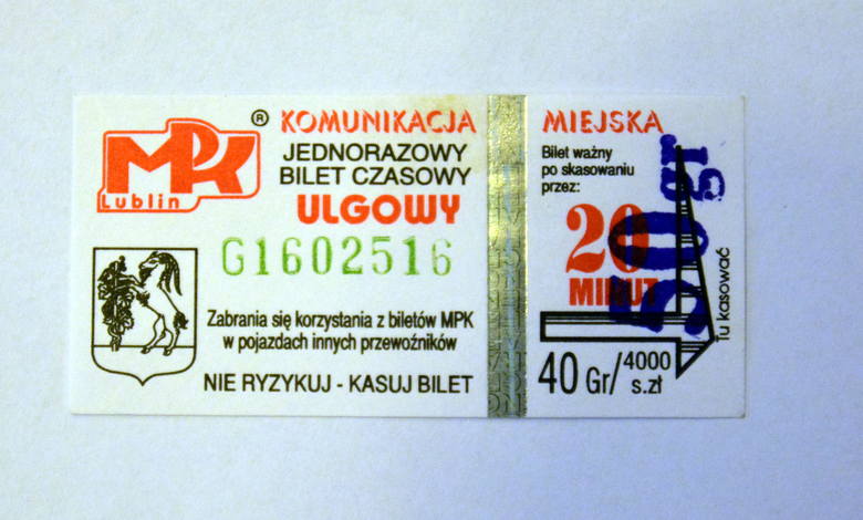 Historyczne bilety z kolekcji Zbigniewa Nestorowicza.