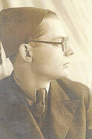 Leszek Biały w trakcie studiów na Politechnice Lwowskiej- II poł. lat 30.