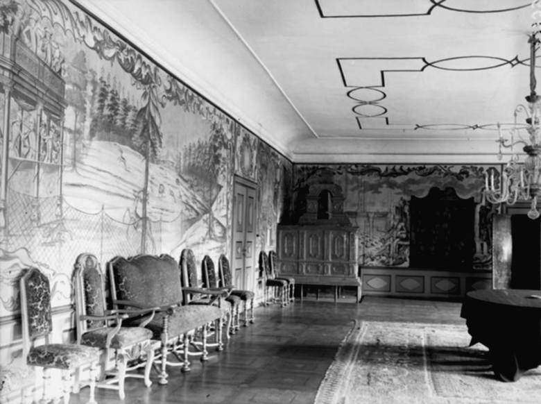 Wnętrze pałacu. Zdjęcie Narodowego Archiwum Cyfrowego