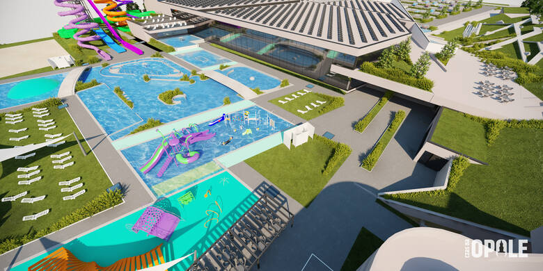 Koszt budowy aquaparku w Opolu szacuje się obecnie na ok. 150 mln zł. Obiekt mógłby powstać do 2027 roku