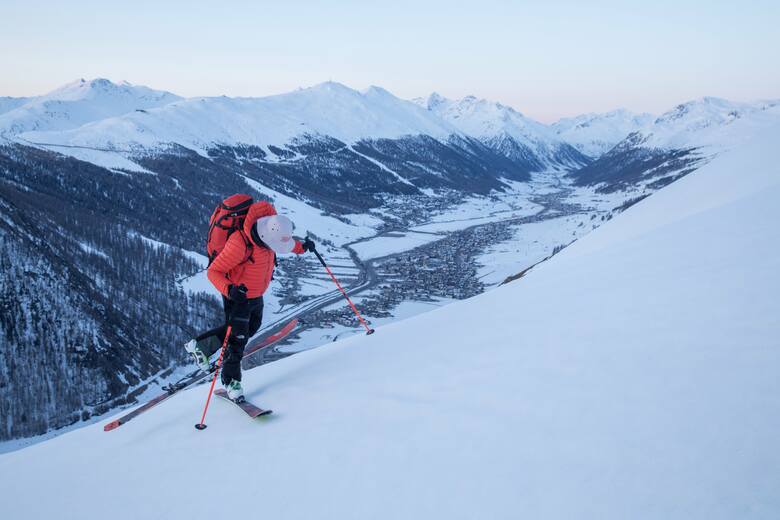 Alpy są jednym z najwspanialszych terenów do uprawiania narciarstwa wysokogórskiego.