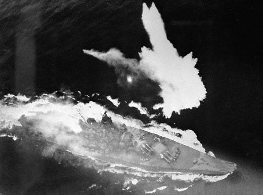 Kwiecień 1945. Ostatnie chwile okrętu liniowego „Yamato”