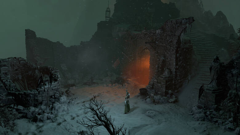 Obraz z Diablo 4 w rzucie izometrycznym