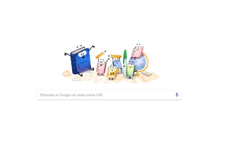 pierwszy dzień szkoły 2018 Google Doodle