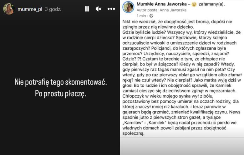 Znani ludzie płaczą po śmierci Kamilka. Media społecznościowe zalewają komentarze