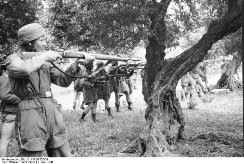 Niemieccy żołnierze w Grecji