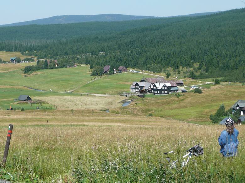 CC BY-SA 3.0 DEWidok na jedną z najwyżej położonych wiosek w Czechach.