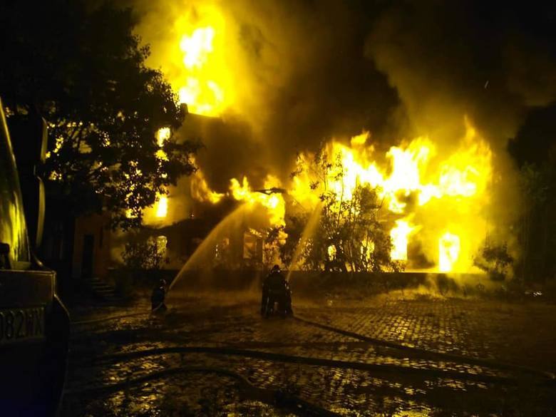  Pożar na ul. Kolejowej w Poznaniu