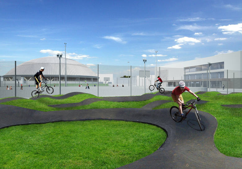 Park sportu w Opolu - wizualizacje.