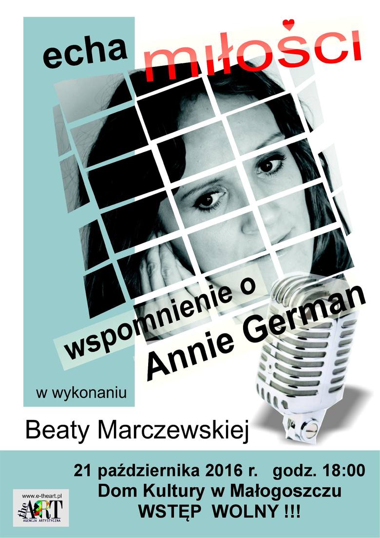 Koncert poświęcony twórczości Anny German w Małogoszczu 