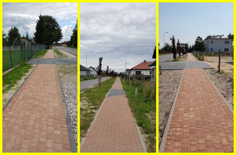 Przebudowa drogi gminnej w Janowie w zakresie dobudowy ciągu pieszego.