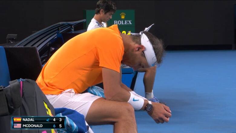 Australian Open.  Sensasjonelt nederlag for Rafael Nadal