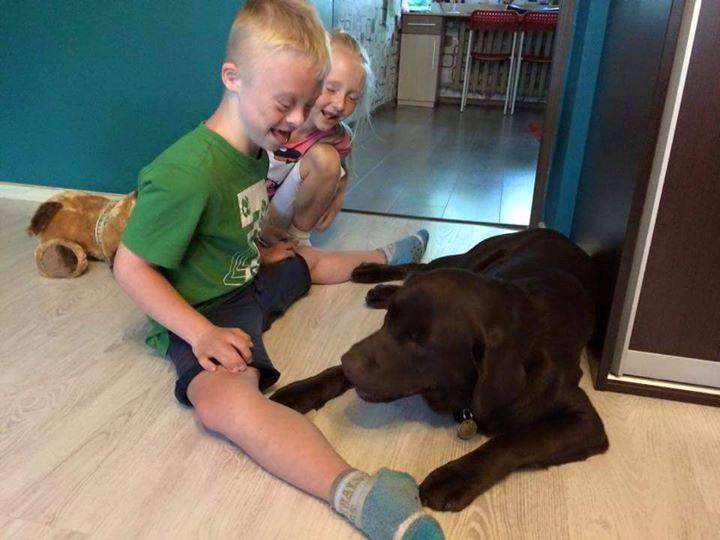 Katowicka fundacja wyszkoliła pierwszego psa terapeutycznego dla dziecka z zespołem Downa