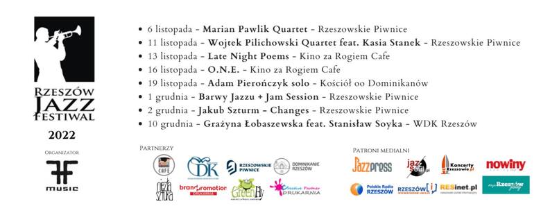Rusza 10 edycja Rzeszów Jazz Festiwal. W programie koncerty gwiazd i pokazy filmowe