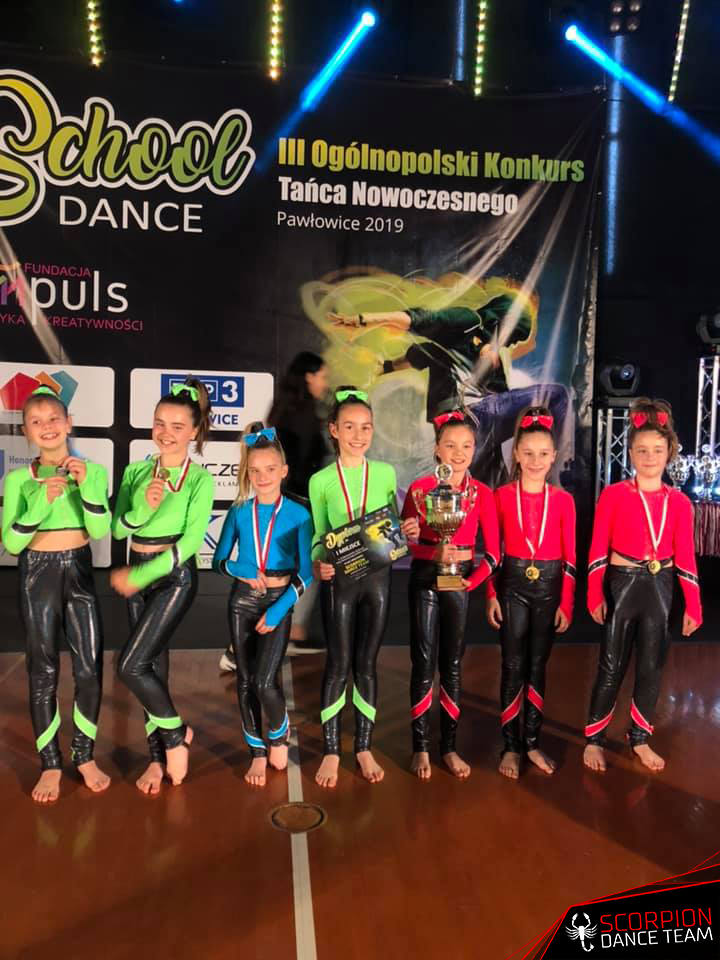 Tancerze Scorpion DT zdominowali ogólnopolski konkurs w Pawłowicach