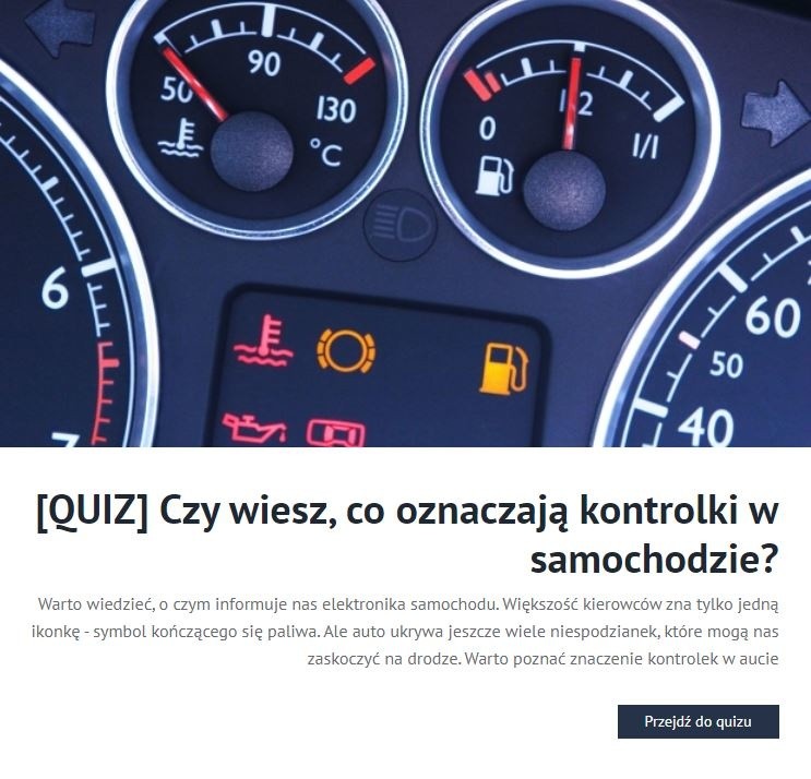 Kontrolka Prawdę Ci Powie. Co Sygnalizują Ikony Na Desce Rozdzielczej? | Gazeta Krakowska