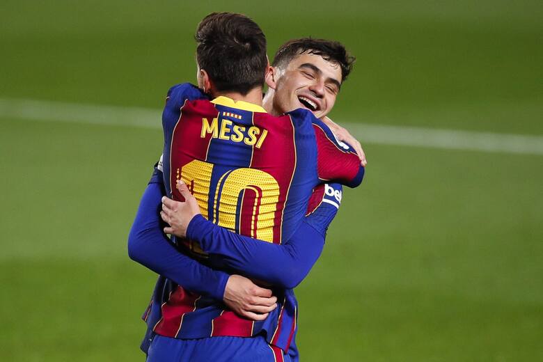 Lionel Messi i Pedri grali już razem w Barcelonie