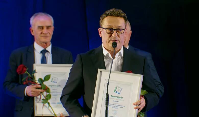 Drugie miejsce zajął Paweł Zagaja, burmistrz Miasta i Gminy Nowy Korczyn w powiecie buskim.