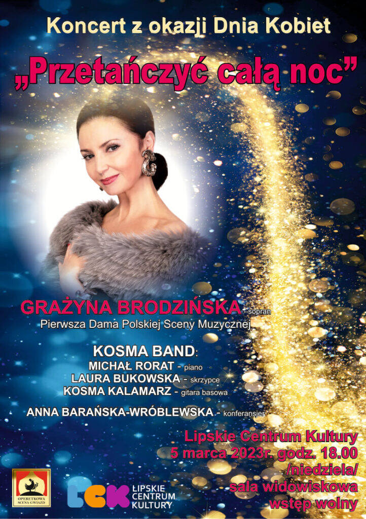 Pierwszy raz w Lipsku Grażyna Brodzińska. Nadzwyczajny Koncert z okazji Dnia Kobiet
