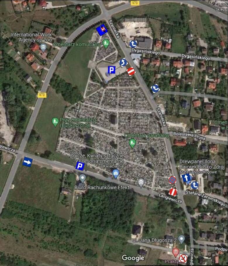 Tymczasowa zmiana organizacji ruchu w okolicy cmentarza w Busku-Zdroju