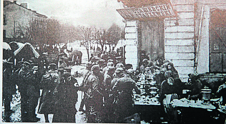 W czasie I wojny światowej w Łodzi panował okropny głód