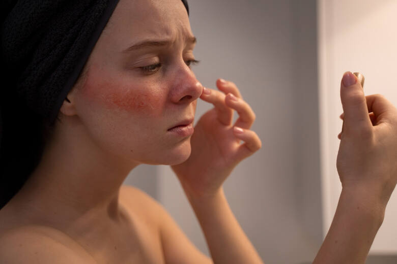 Zaczerwienienia na twarzy, którym towarzyszą zmiany skórne, to nie zawsze dający skorygować się problem kosmetyczny. Zmiany mogą świadczyć o poważniejszej