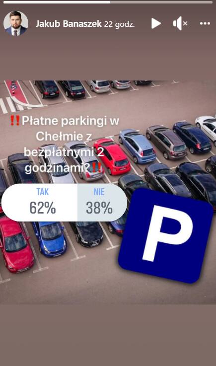 Chełm. Prezydent znów porusza temat płatnych parkingów w mieście. Co na to mieszkańcy?