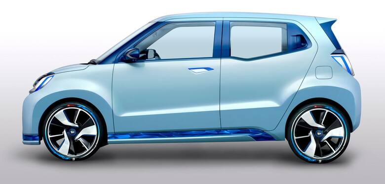 Daihatsu D-Base Concept to zapowiedź nowej generacji modelu Mira - popularnego kei-cara marki. Auto może pojawić się na rynku w 2016 roku / Fot. Dai
