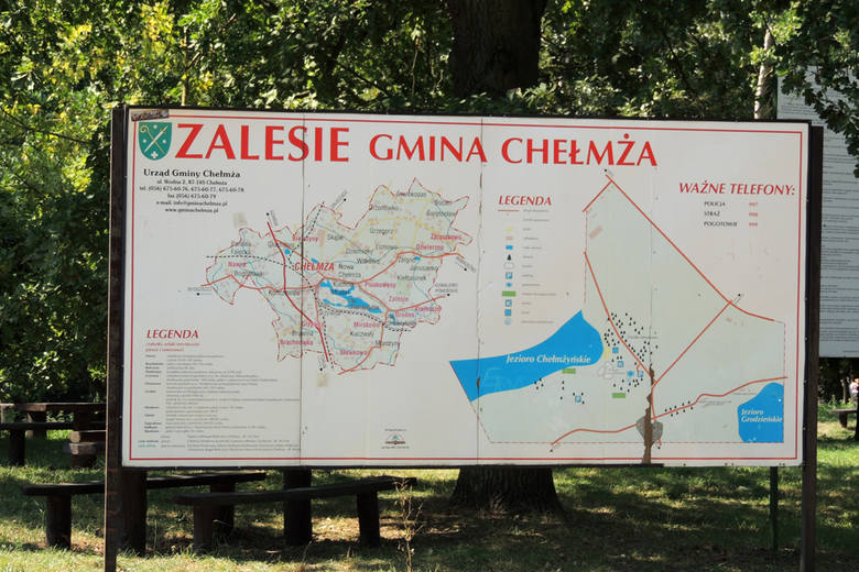 Równie często wybieranym miejscem (podobnie jak Kamionki czy Mirakowo) jest położona pod Toruniem miejscowość Zalesie