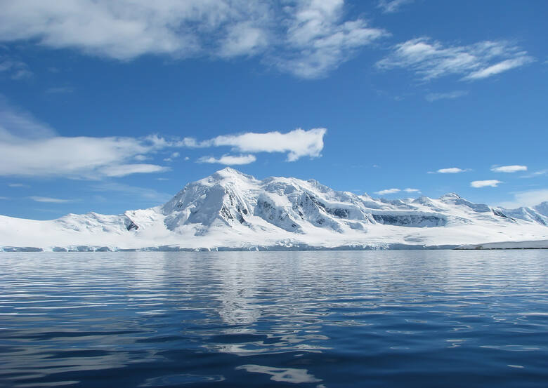 Widok na Antarktydę