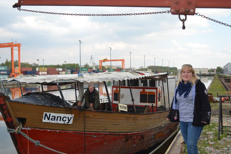 Duńska Nancy z Niemiec, która przez Szczecin, przypłynęła do Gliwic 