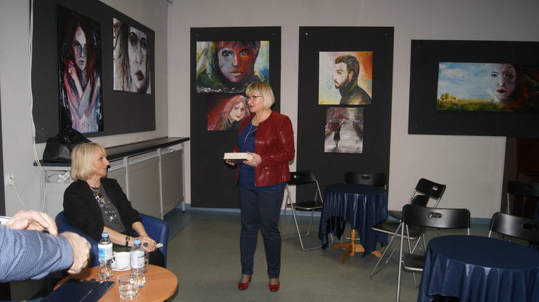 Spotkanie z Joanną Marią Kaletą w MBP w Skierniewicach
