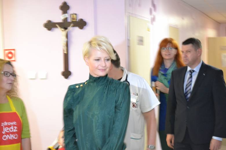 Zabrze: Małgorzata Kożuchowska odwiedziła małych pacjentów [ZDJĘCIA]