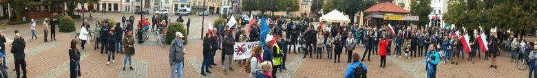 Protest w Wejherowie 