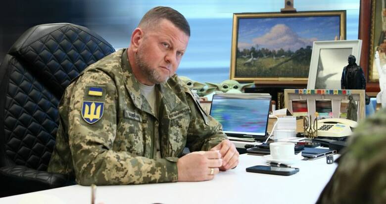 Wałerij Załużny, naczelny dowódca Sił Zbrojnych Ukrainy. Według rosyjskich przedstawicieli, między nim a ukraińskim prezydentem "tli się ko