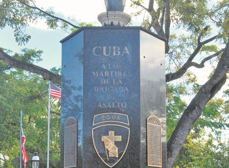 Pomnik Brygady 2605 w dzielnicy kubańskiej w Miam