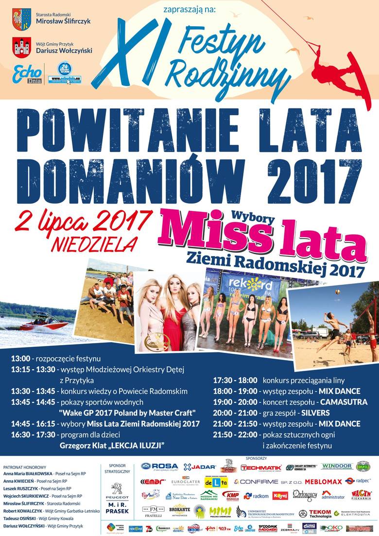 Miss Lata 2017 w Domaniowie. Poszukamy najpiękniejszej dziewczyny wakacji! 