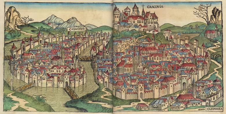 <strong>Średniowieczny dwór królewski</strong><br /> <br /> W Krakowie do lokacji miasta w 1257 dieta nie ulegała większym modyfikacjom. Uprawiano śliwę, czereśnię i wiśnię. Do najpopularniejszych zbóż należały owies, proso, jęczmień i żyto. Podstawą diety była bezapelacyjnie <strong>kasza.</strong><br /> <br />...