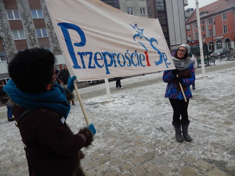 Manifestacja KOD w Gorzowie.