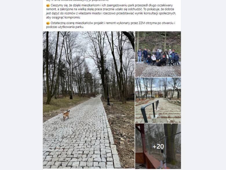 Kraków. Zorganizowali spacer po placu budowy parku Bednarskiego w Podgórzu. Urzędnicy oburzeni