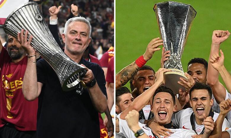 Jose Mourinho – zdobywca Ligi Europy z dwoma klubami: FC Porto (jeszcza jako Puchar UEFA) i Manchesterem United kontra Sevilla –sześciokrotny triumfator