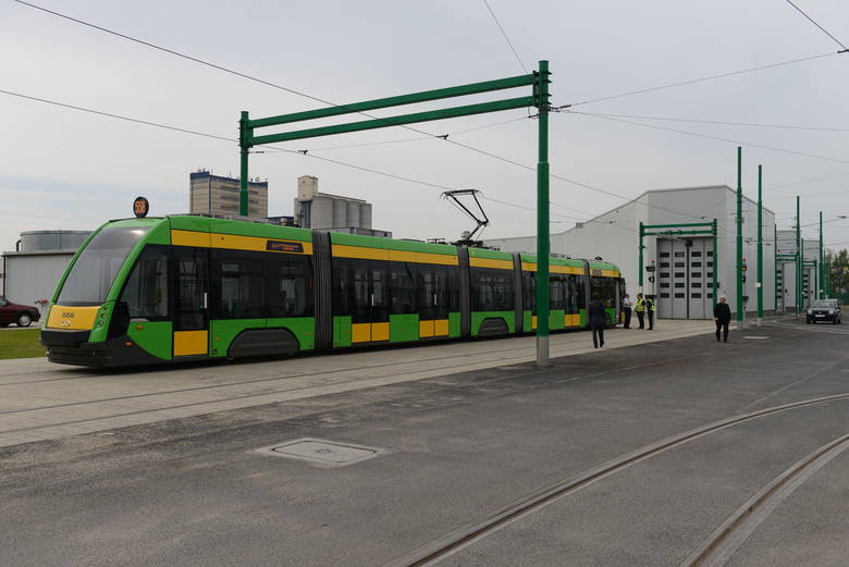 Zajezdnia tramwajowa na Franowie została otwarta w 2014 roku