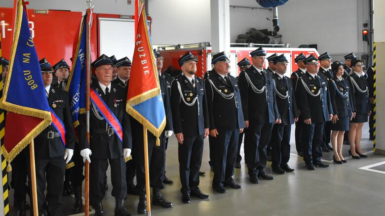 W Komendzie Powiatowej Państwowej Straży Pożarnej w Oświęcimiu odbyły się obchody Powiatowego Dnia Strażaka