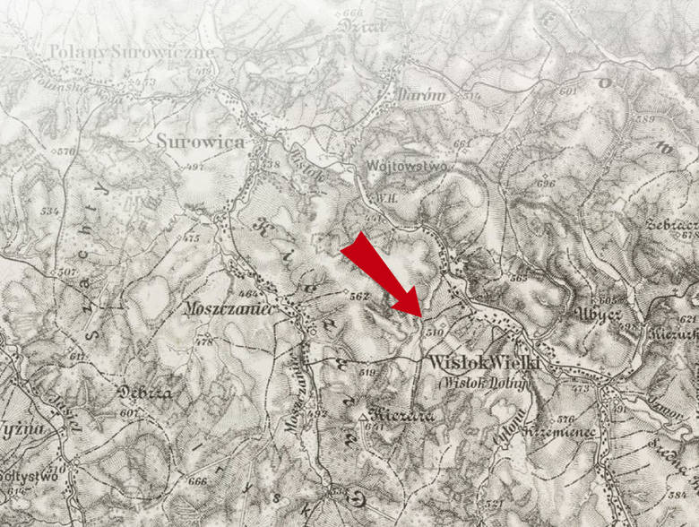 Opisywane miejsca i wydarzenia można będzie zlokalizować na mapie sztabowej z 1912 roku